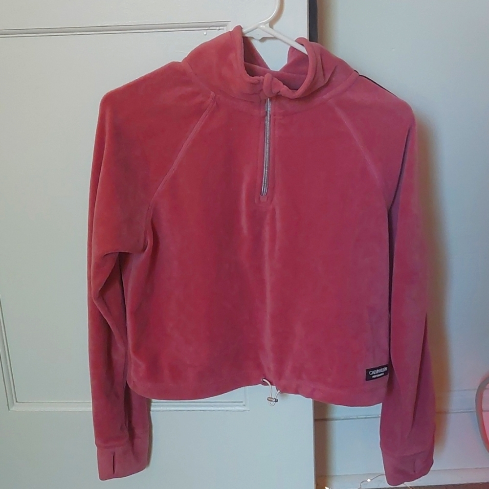 Calvin Klein Pink Athletic Sweatshirt